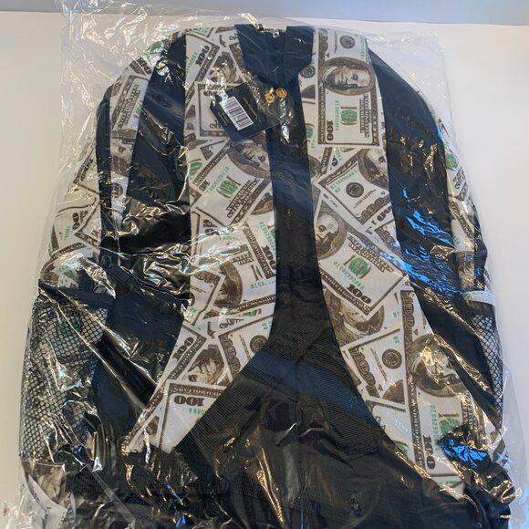 One Hundred Dollar Bill - Money Print Theme - Benjamin - Backpack- NWT - Picture 6 of 6
